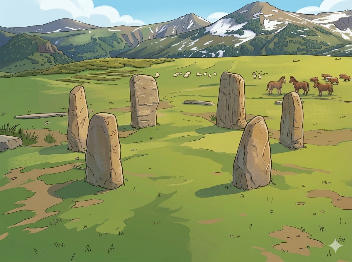 Recreación mediante IA - Megalitos de Sejos (2)